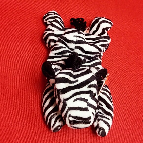 Ziggy The Zebra Beanie Babies Ty 1995 Animal Plush - Picture 2 of 13
